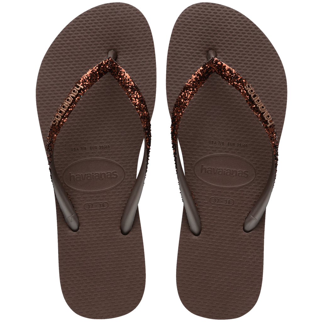 Women's Slim Glitter II - DARK BROWN