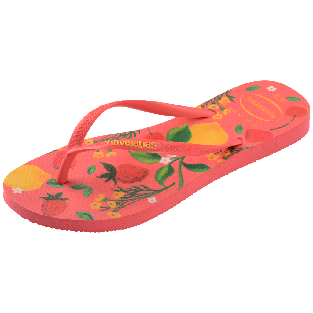 Women's Summer Bliss Slim Flip Flops - TROPICAL CORAL