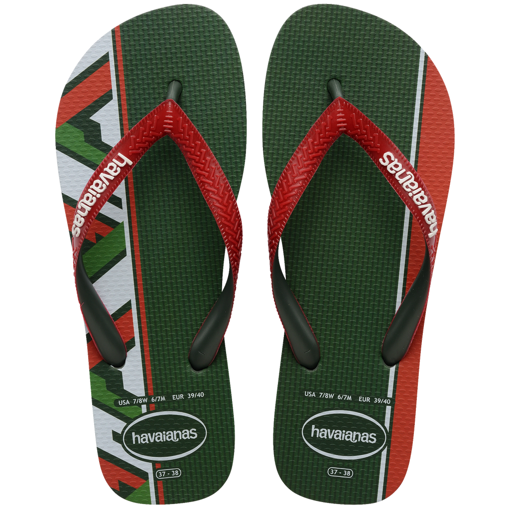 Men's Top Nations II Flip Flops - Mexico