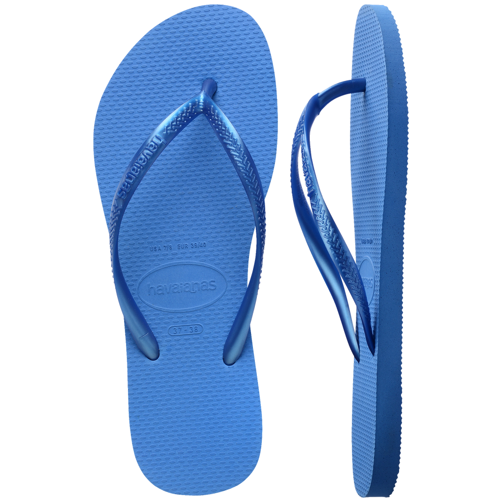 Kids' Slim Flip Flops - BRILLIANT BLUE