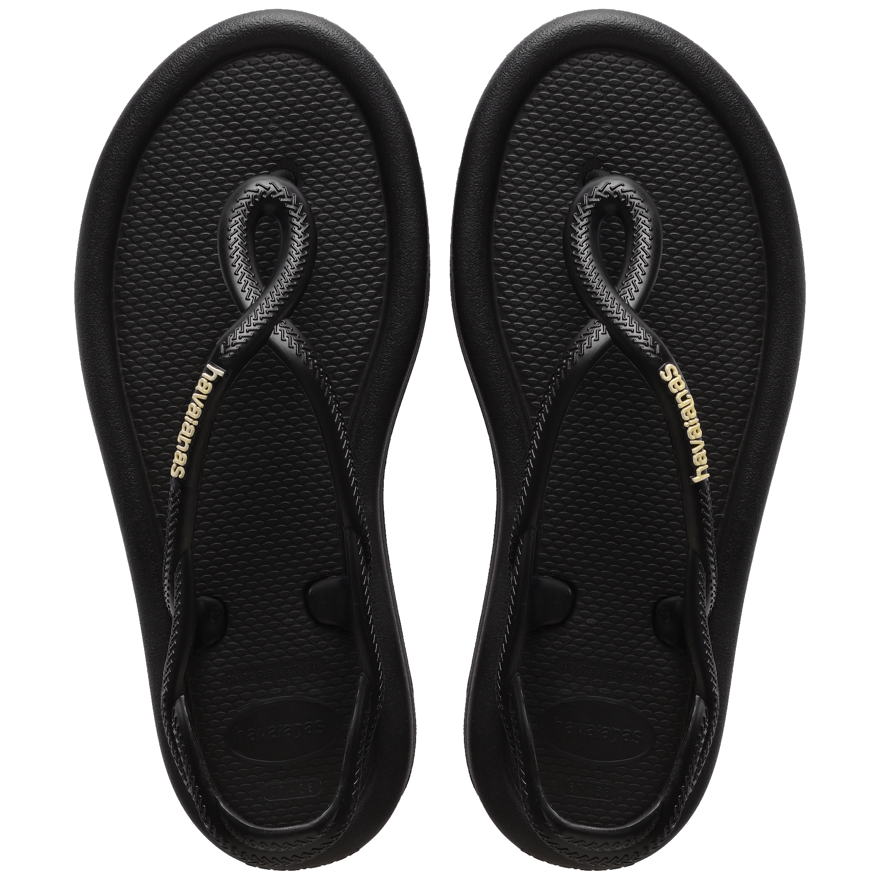 Women's Luna Puffed Sandals - BLACK