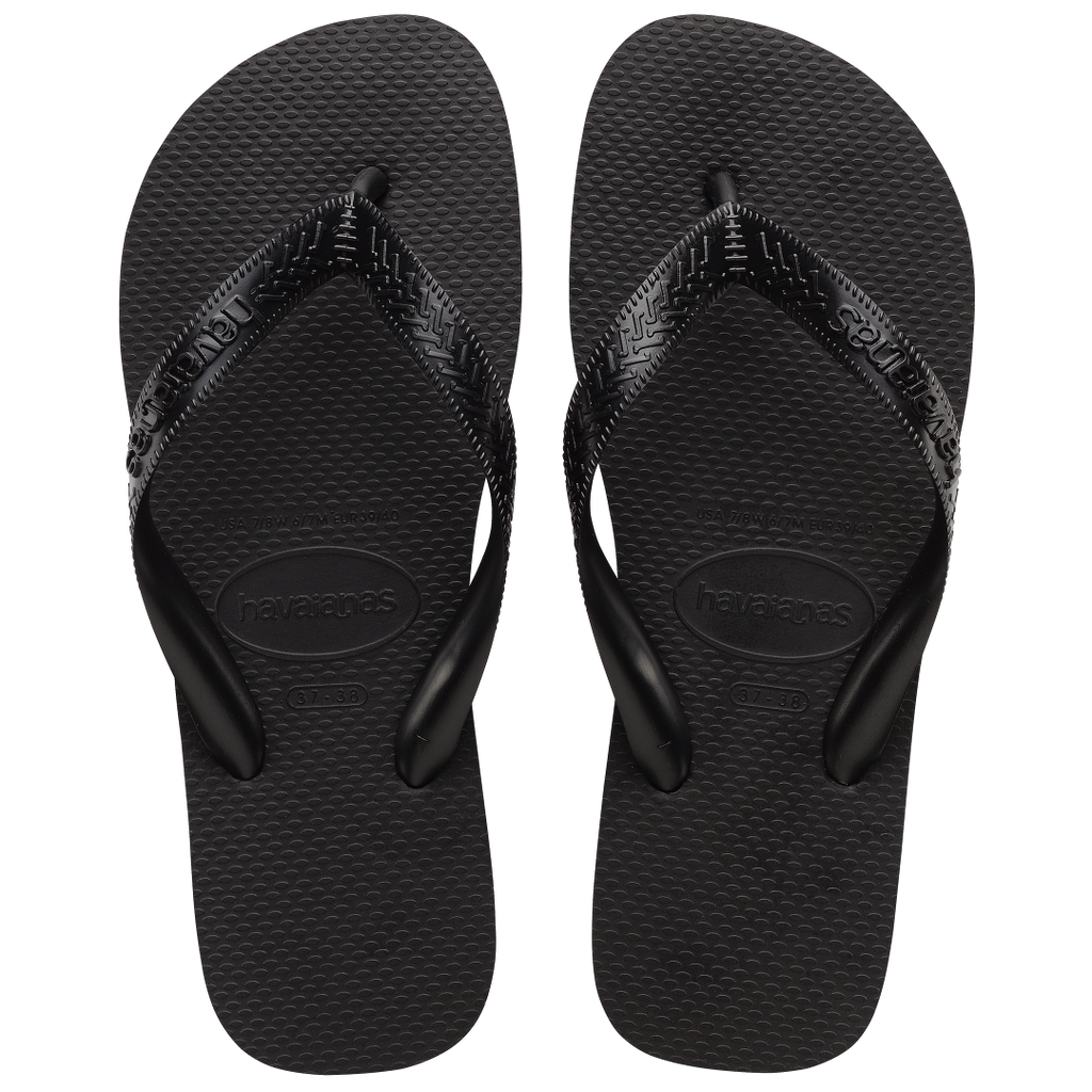 Women's Top Flip Flops - Black