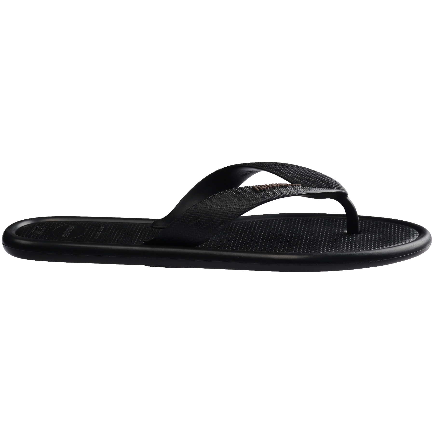 Women's Puffed Up Flip Flops - BLACK