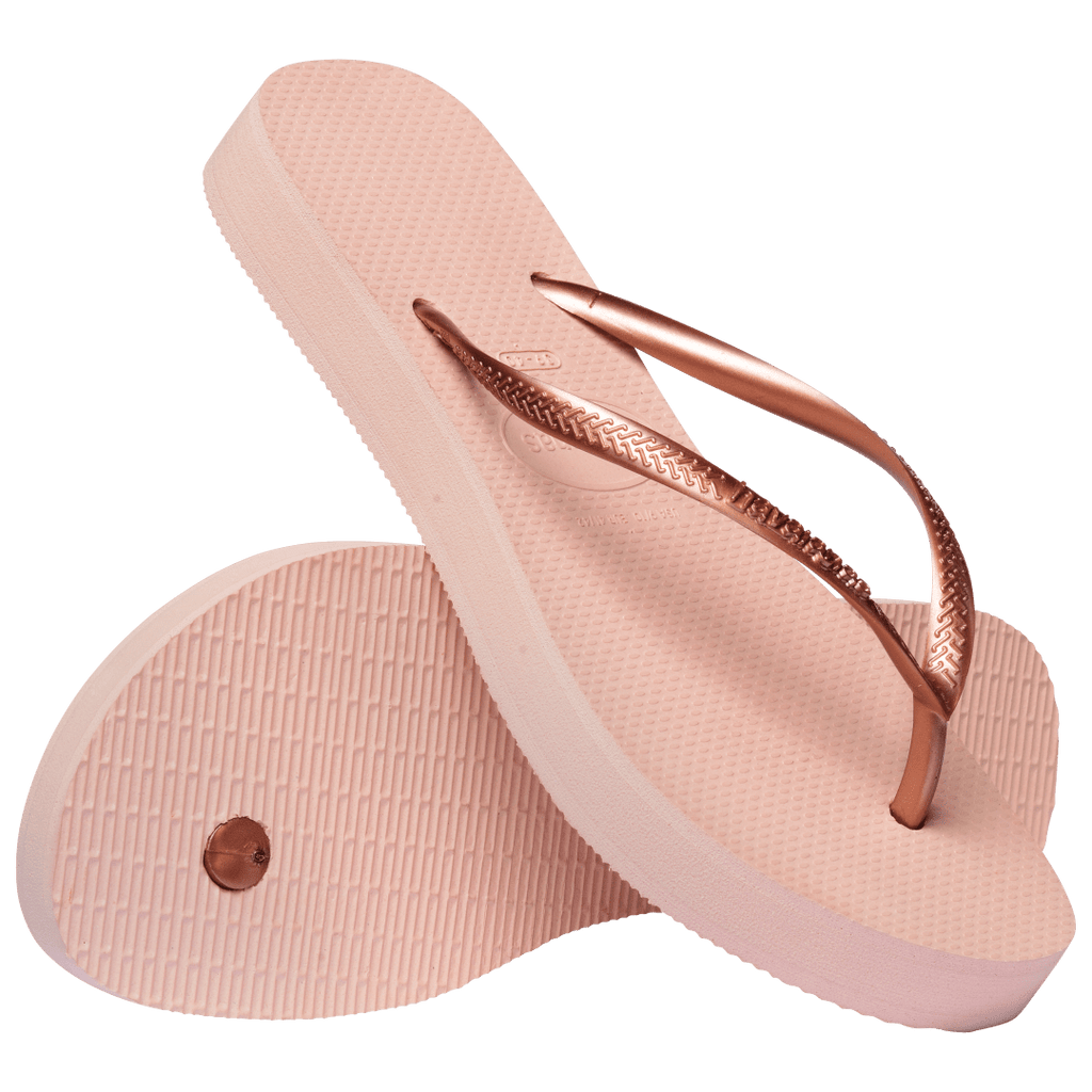Women's Slim Flatform Flip Flops - Ballet Rose