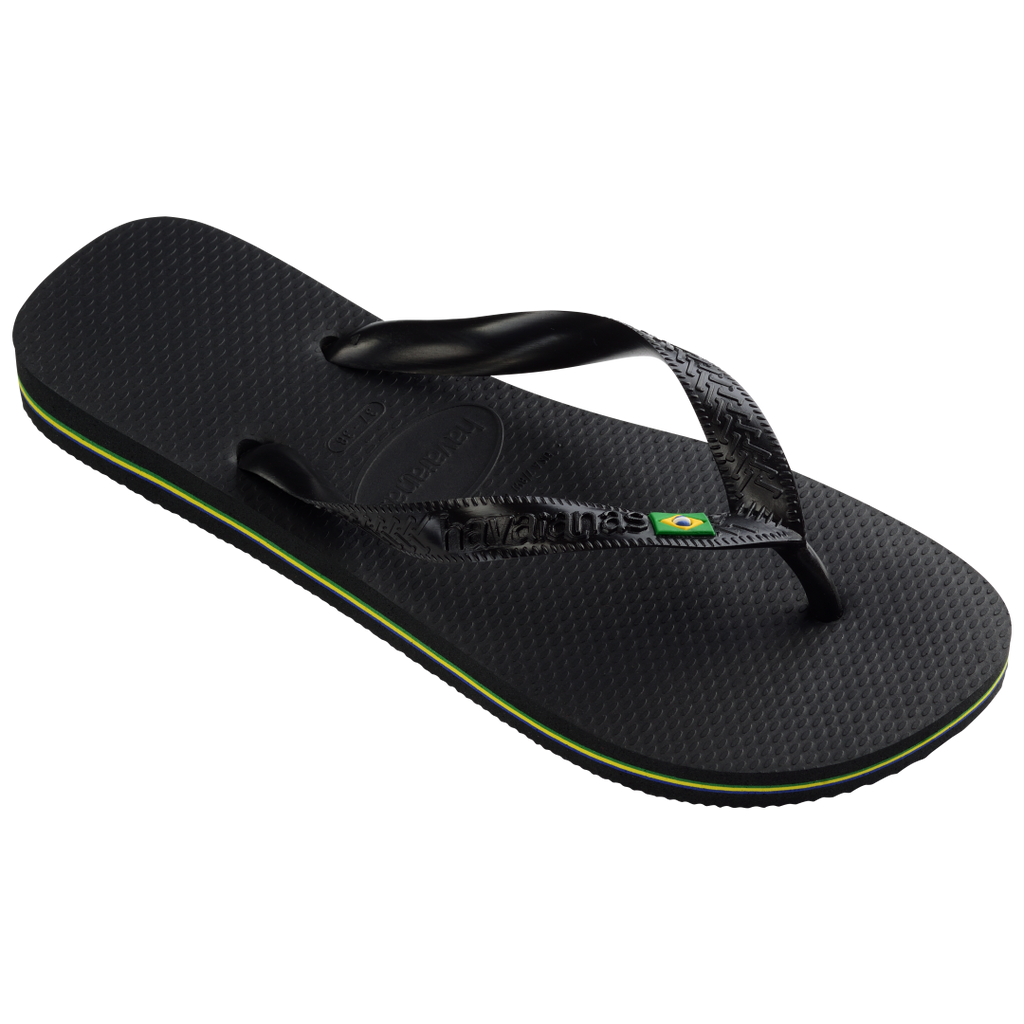 Women's Brazil Flip Flops - Black