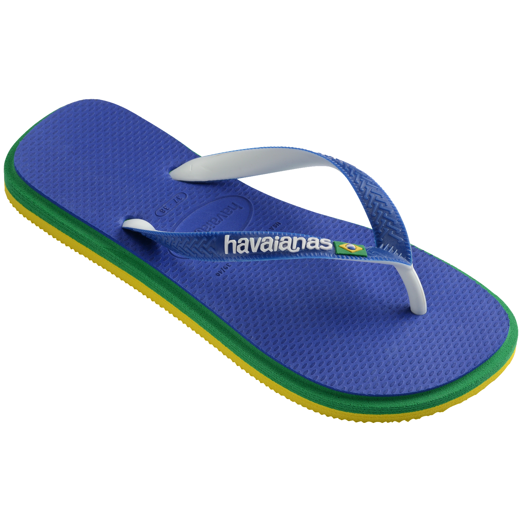 Women's Brazil Twist Flip Flops - MARINE BLUE