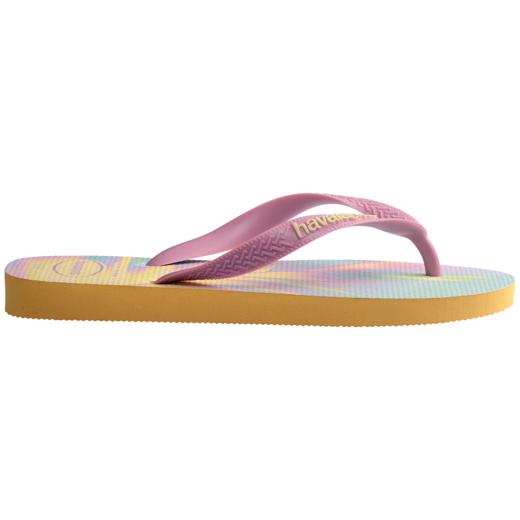 Women's Top Fashion Flip Flops - CAJA YELLOW
