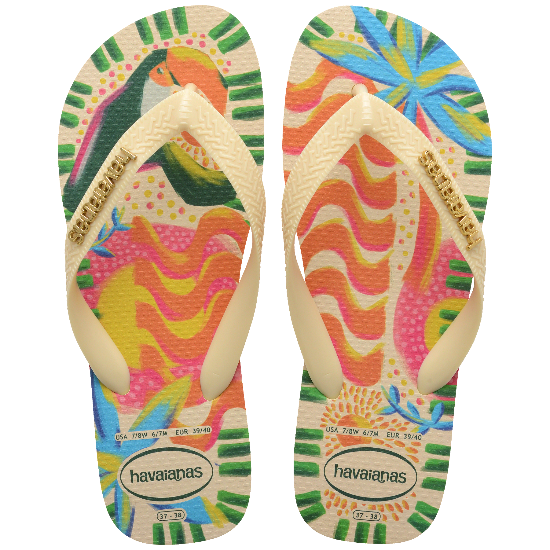 Women's Top Bossa Flip Flops - Buttercream