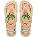 Women's Top Summer Vibes Flip Flops - BUTTERCREAM