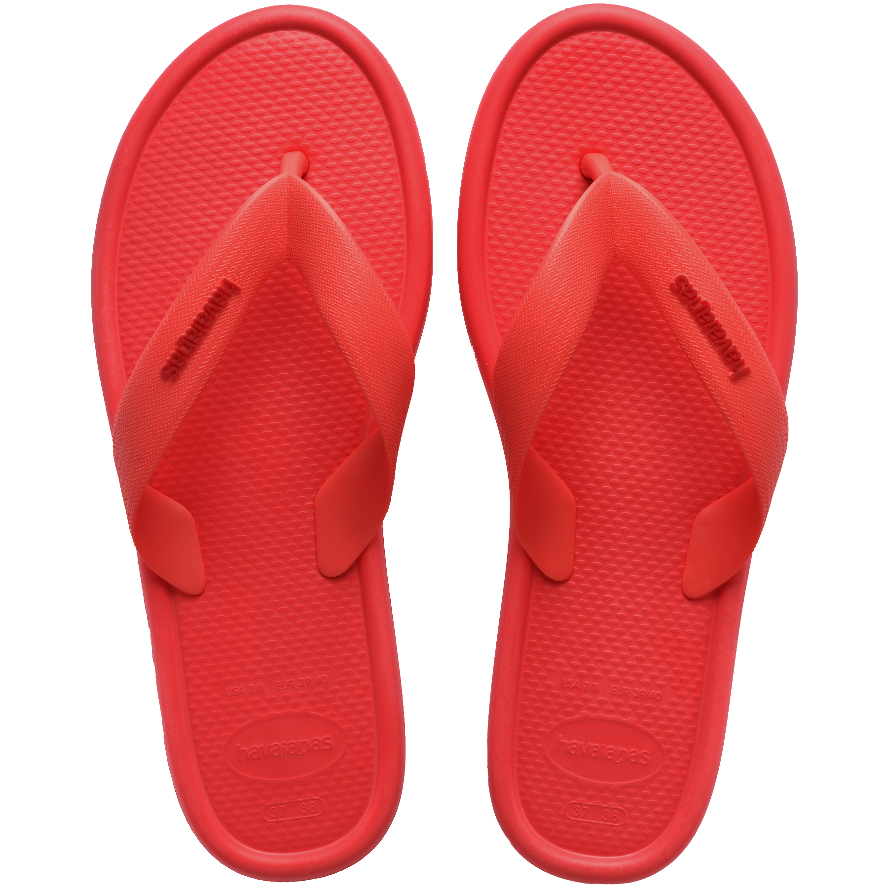 Women's Puffed Up Flip Flops - TROPICAL CORAL