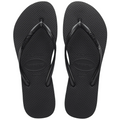 Women's Slim Flip Flops - Black