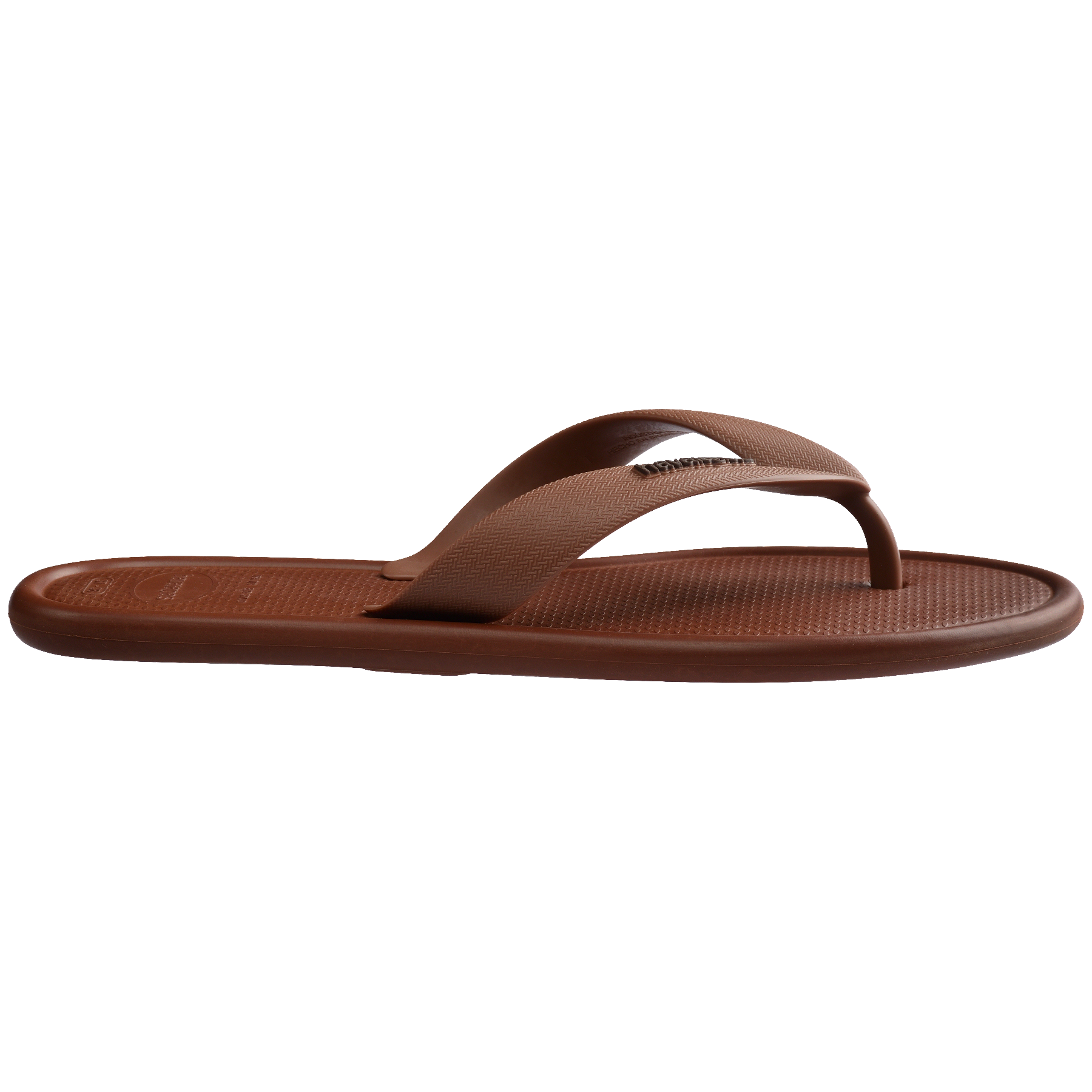 Women's Puffed Up Flip Flops - RUST