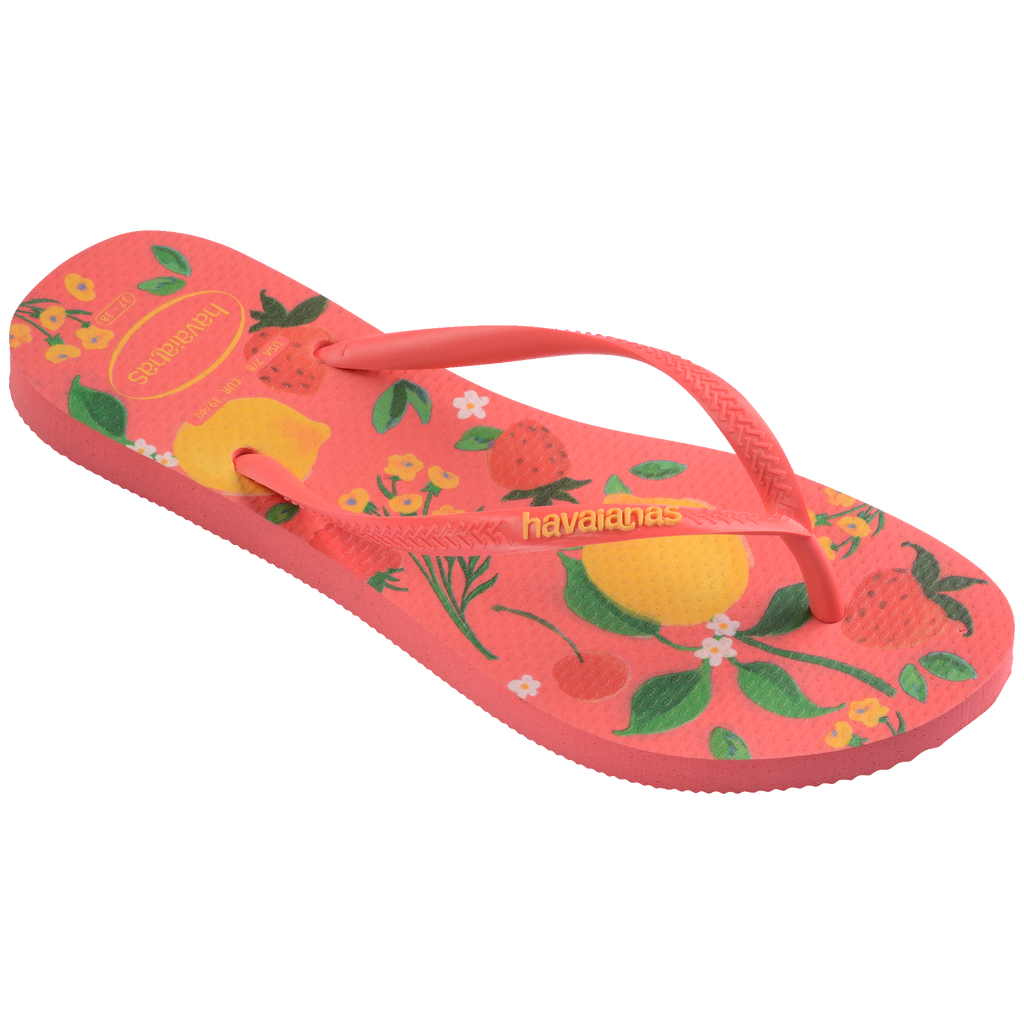 Women's Summer Bliss Slim Flip Flops - TROPICAL CORAL