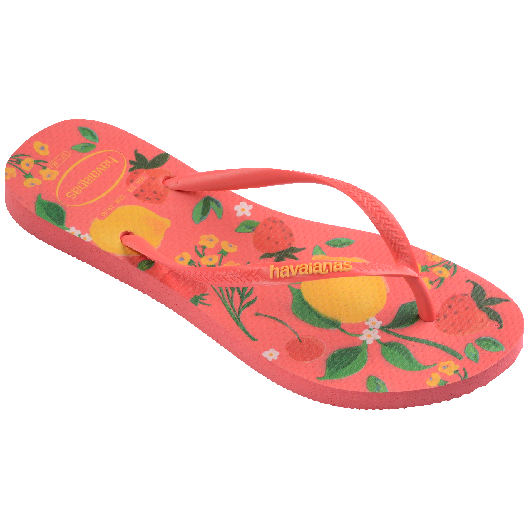 Women's Summer Bliss Slim Flip Flops - TROPICAL CORAL