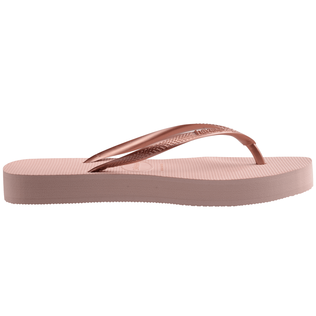 Women's Slim Flatform Flip Flops - Ballet Rose